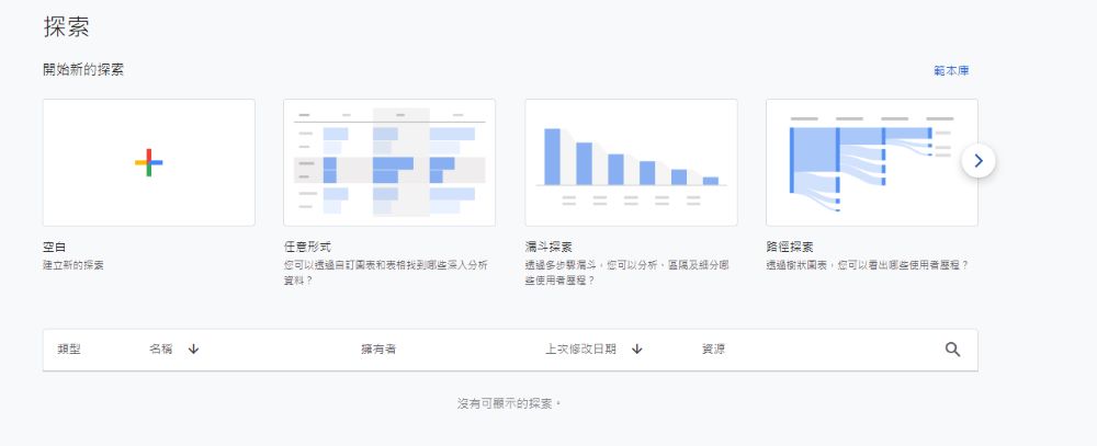探索報表
