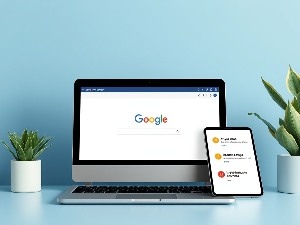 How to make Google search your web page